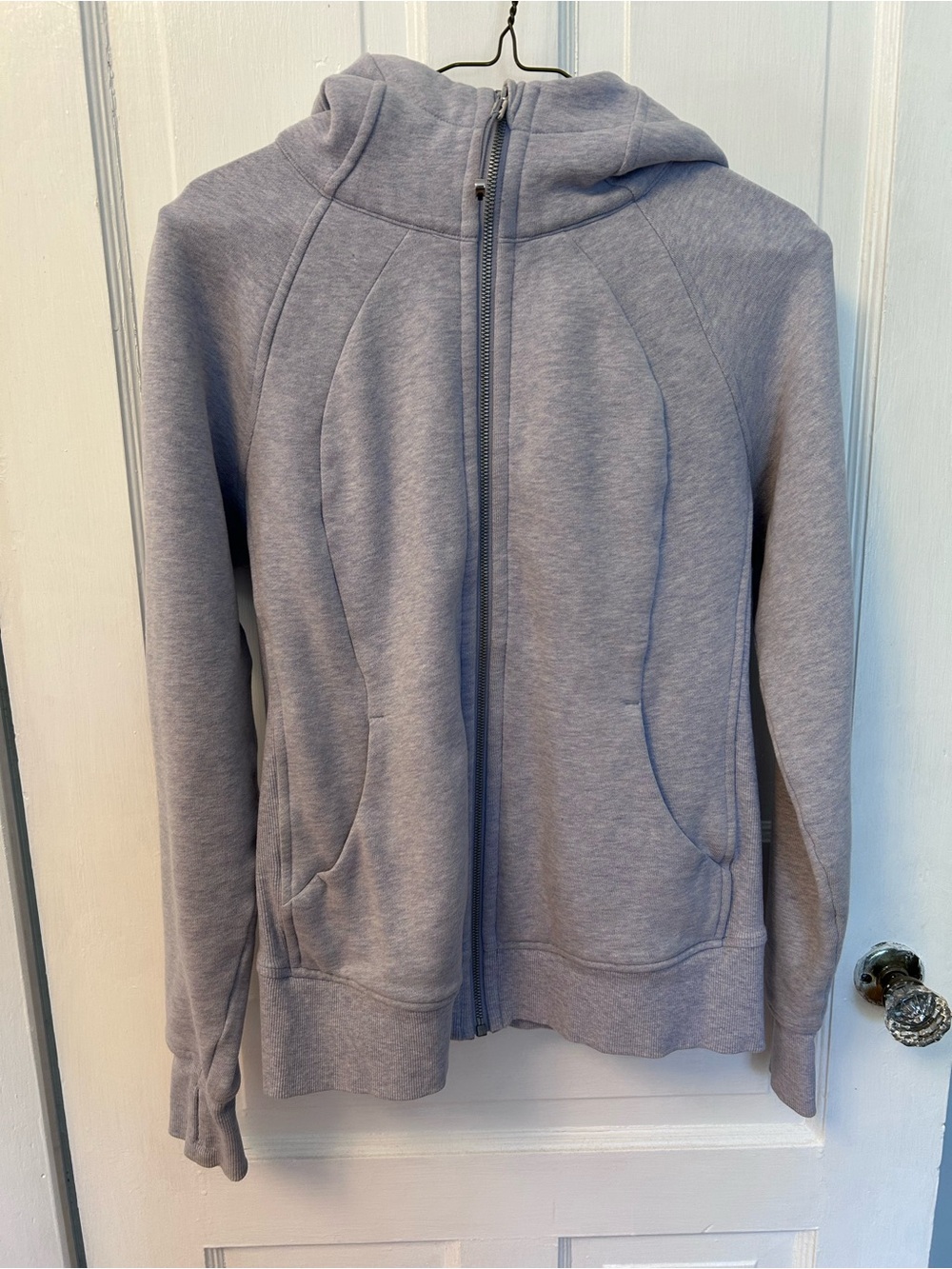 Scuba Full Zip in Heather purple